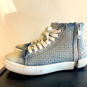 Diesel Denim Zip-around Sneaker Sz 7.5